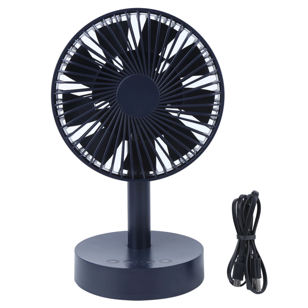 Portable USB Mini Fan 90 Degree Shaking Head Mute Desktop Fan for Home Office