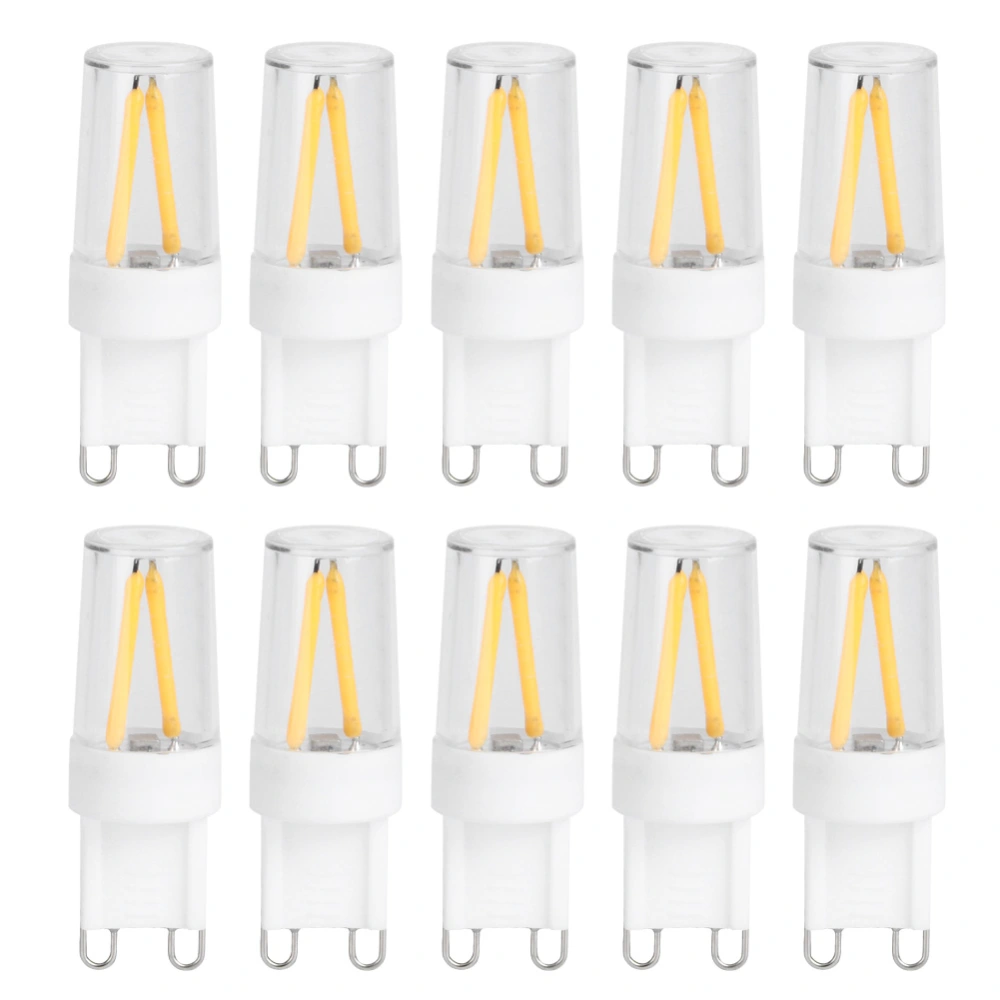 10Pcs G901001 1.5W AC230V PC BiPin LED Light Bulb Home Lighting for Car Cabinet Landscape