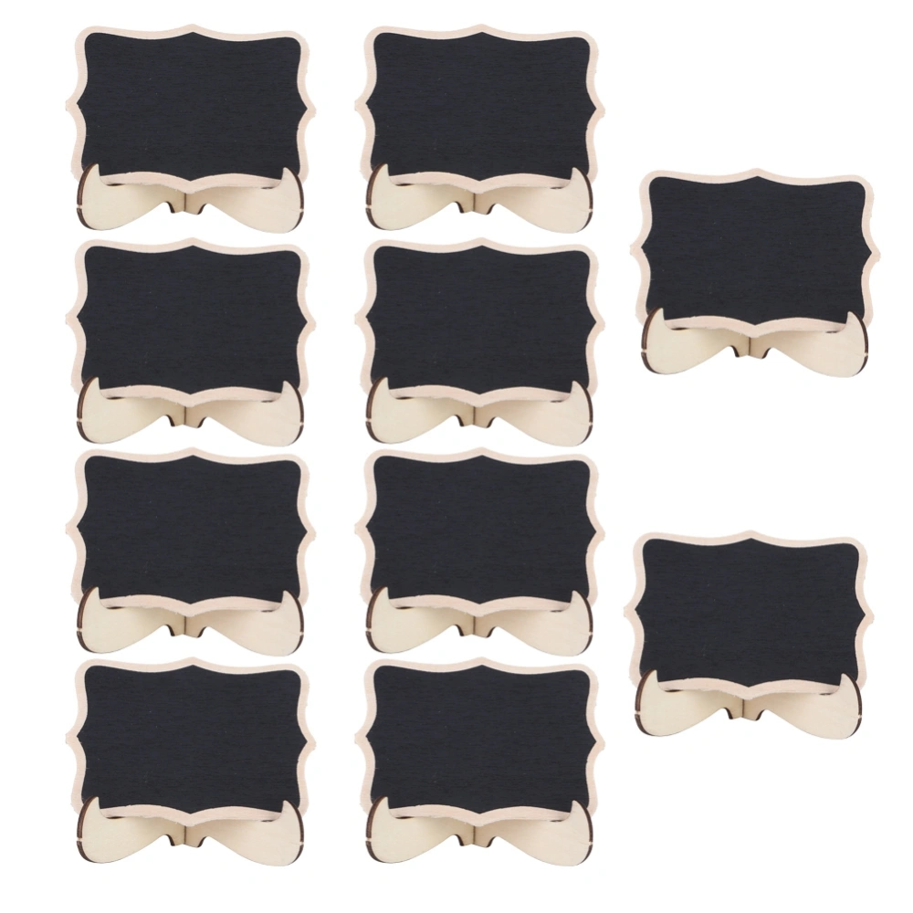 10pcs Mini Chalkboards Wooden Signs Blackboards Message Board for Wedding Party Decoration