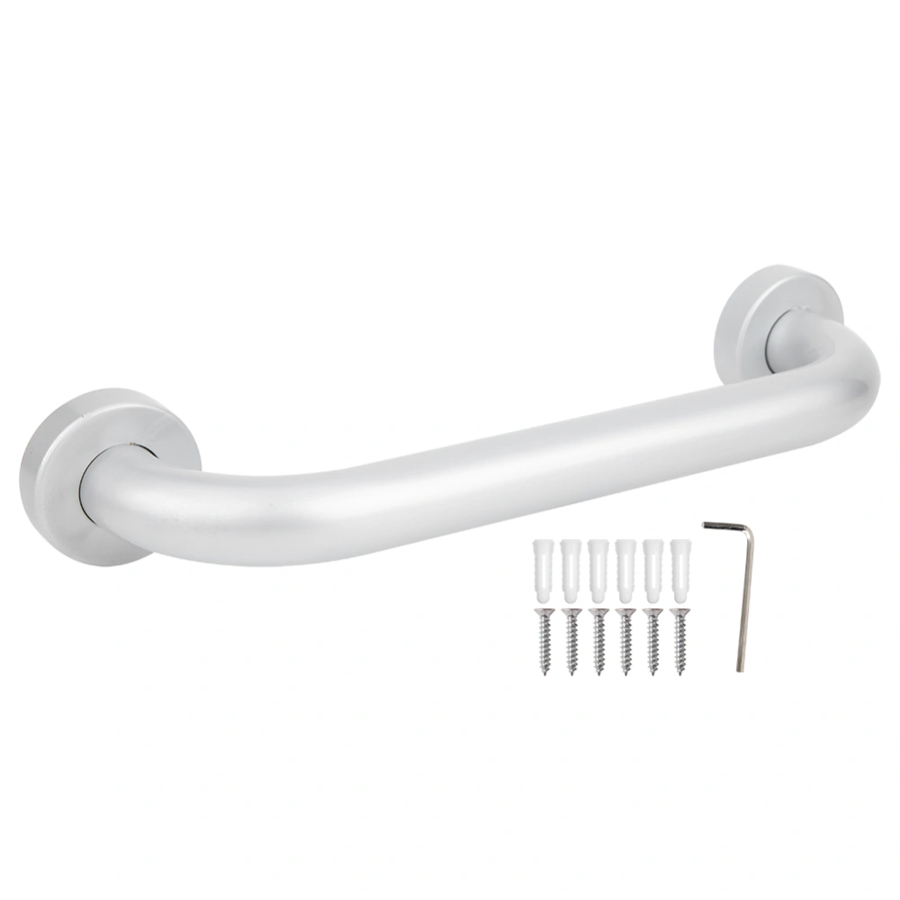 Space Aluminum White Hotel Bathroom Wall Safety Grip Handrail for Children Pregnant Women