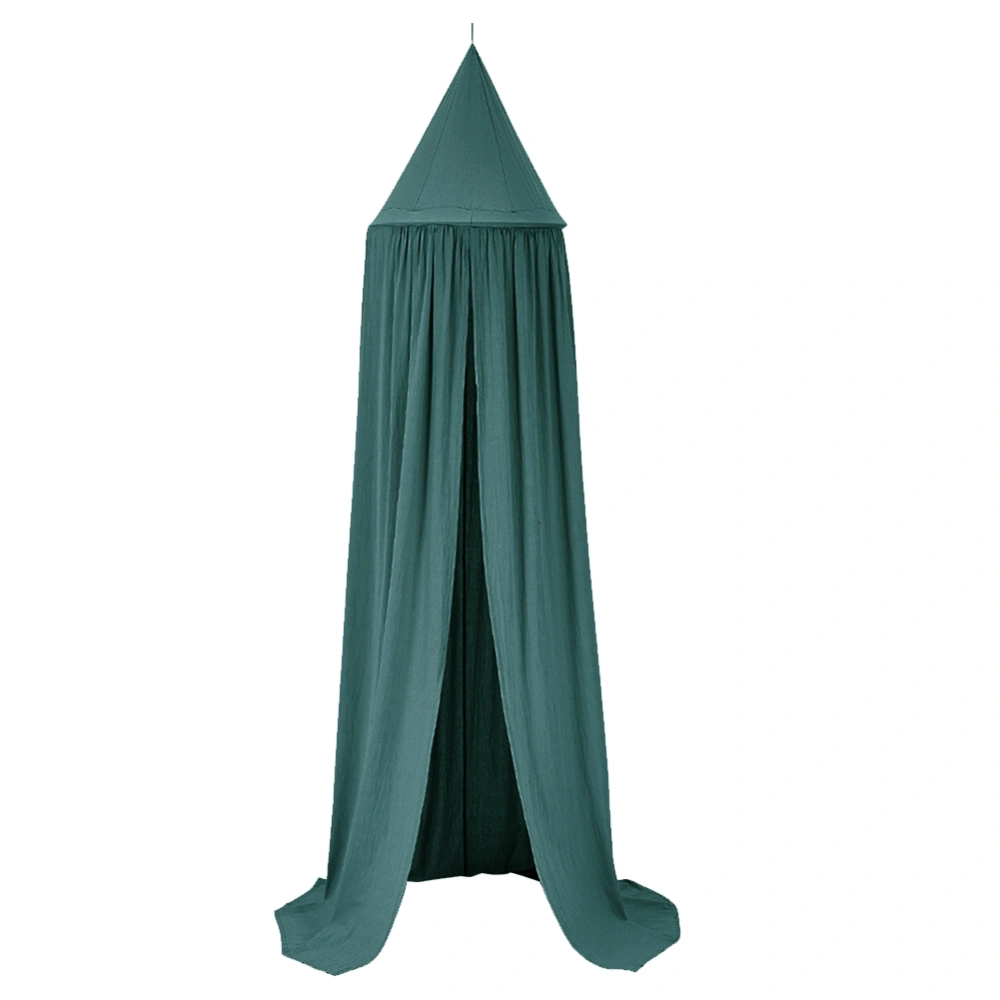 Baby Bed Canopy Mosquito Net Round Black Green Hanging Bed Netting Living Room Decoration