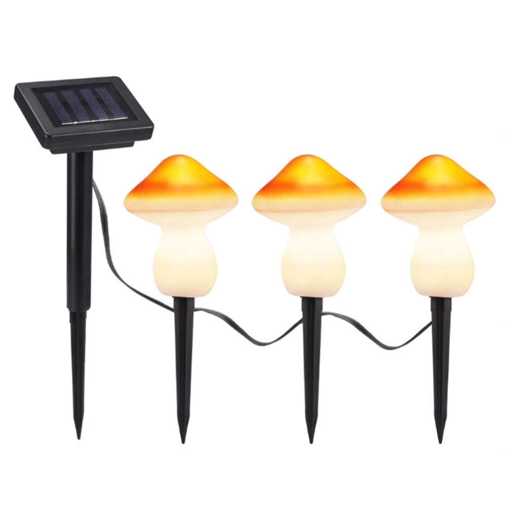 Mushroom Shaped Lawn Lamp Solar Garden Lights LED Waterproof Lamp for Outdoor Pathway