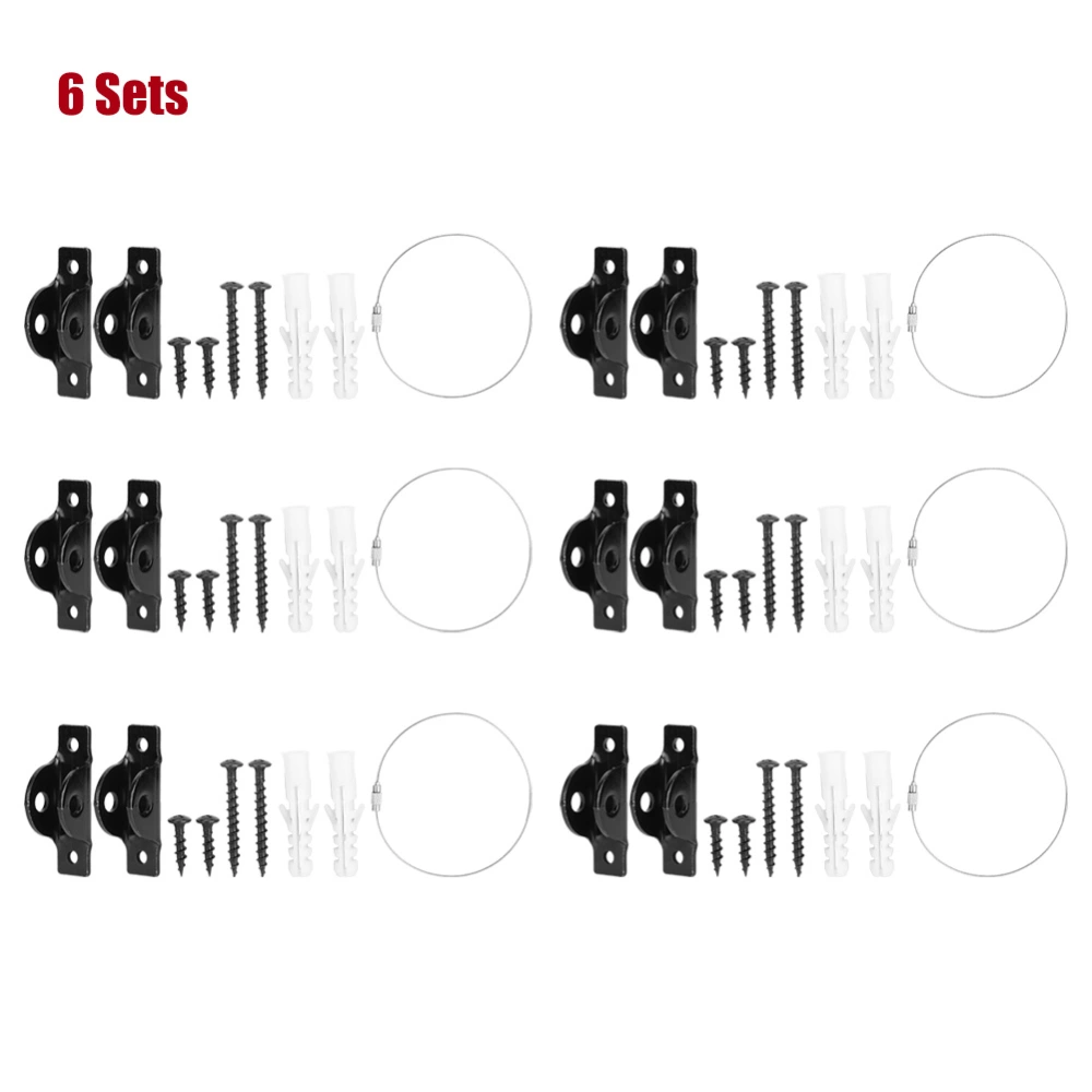 6 Sets Household Furniture Steel Wire Anti Falling Tool Hardware Accessories for Kid Safety