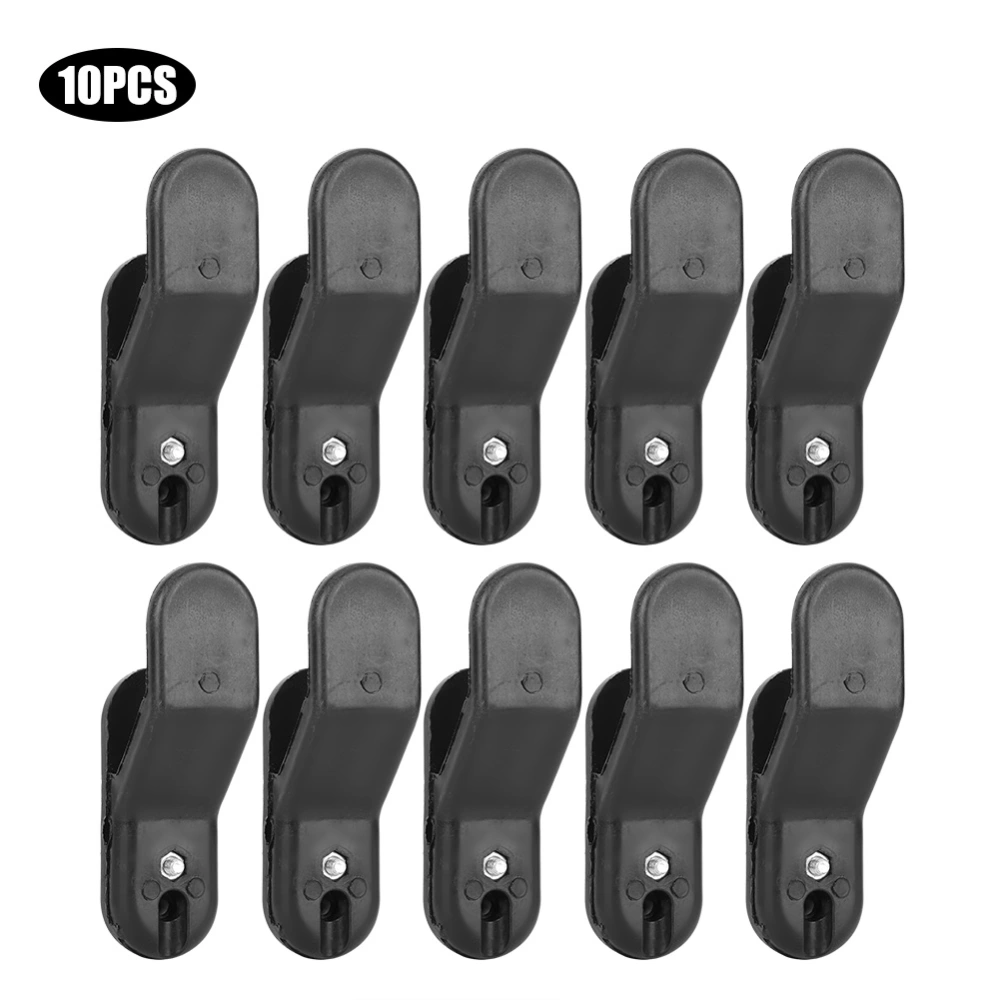 10Pcs Black Greenhouse Ventilation Outlet Clip Buckle Tool Accessories for Agriculture Farm Use