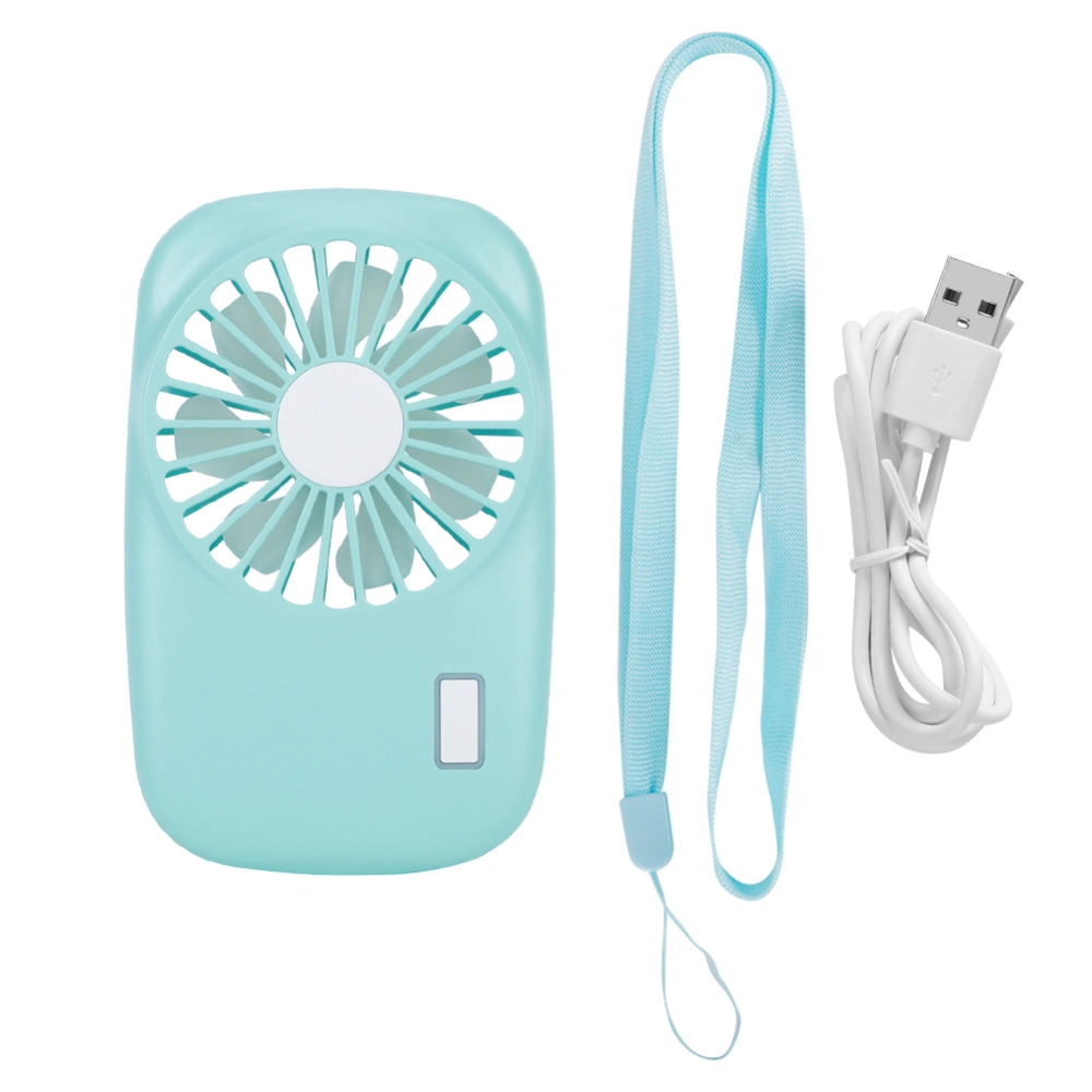 Mini Handheld Fan Portable Fan USB Charging for Travel Office RoomBlue