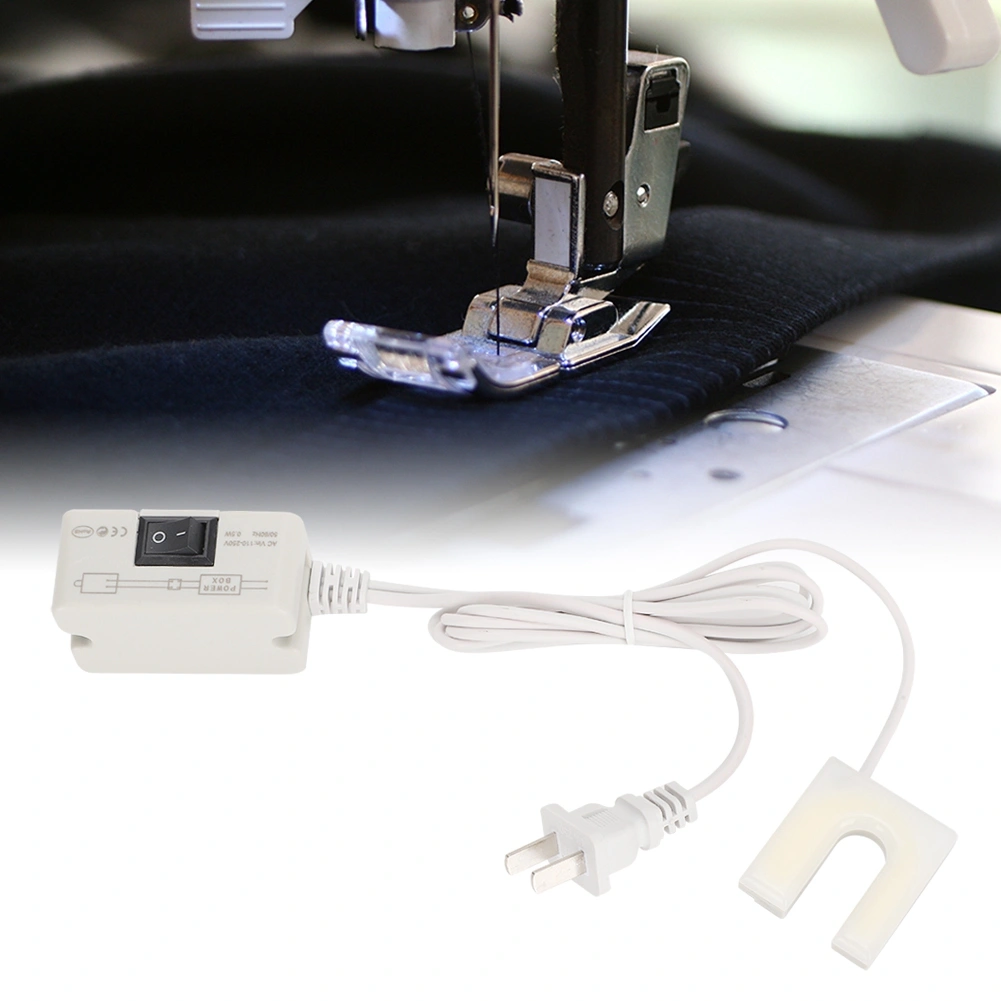 LED Sewing Machine Light U shaped Energy Saving Sewing Working Table Light US Plug 110V-250V