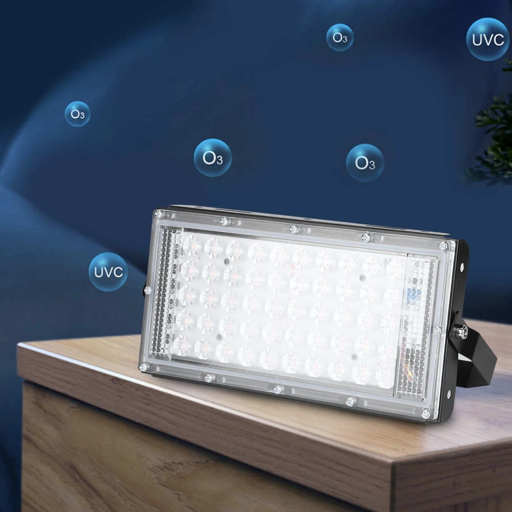 50W 110V UV LED Light Portable Ultraviolet Light Mites Removal Lamp for Home Office