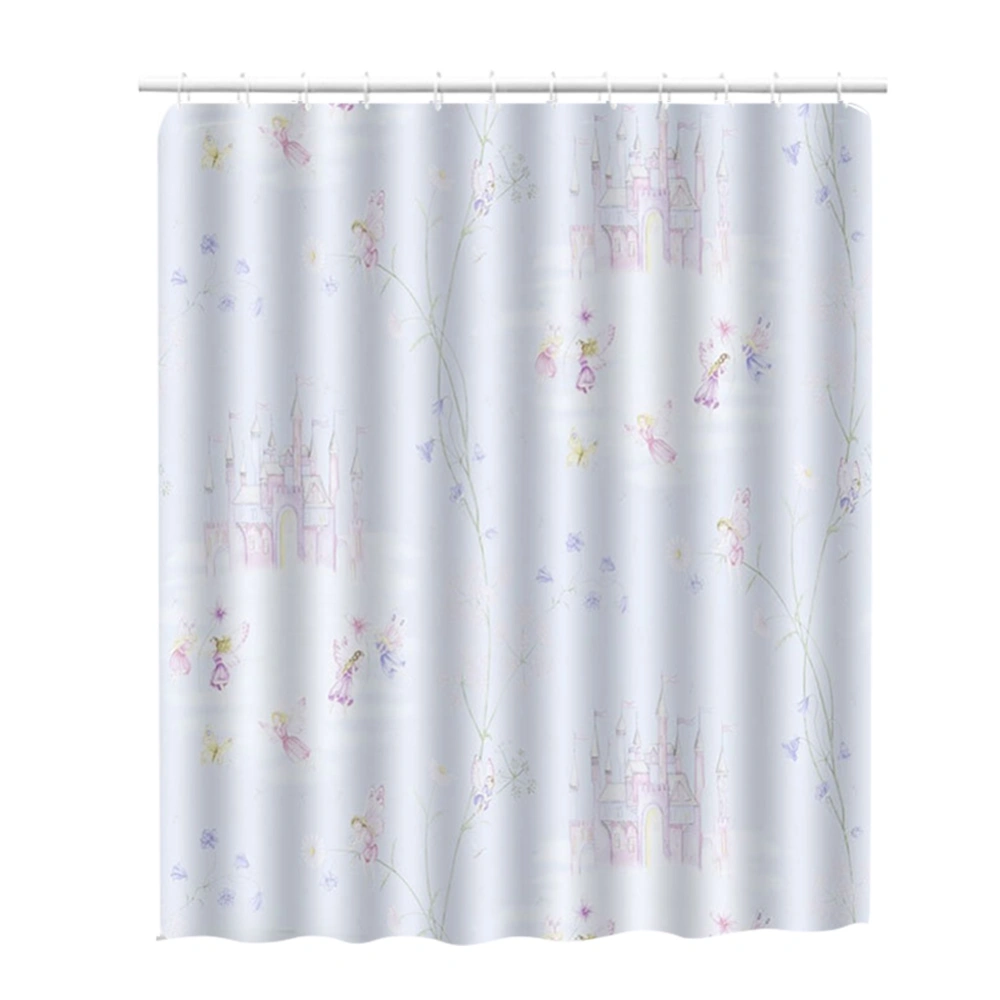 180x180cm Beautiful Stylish Print Polyester Shower Curtain Bathroom Waterproof Bath CurtainCastle