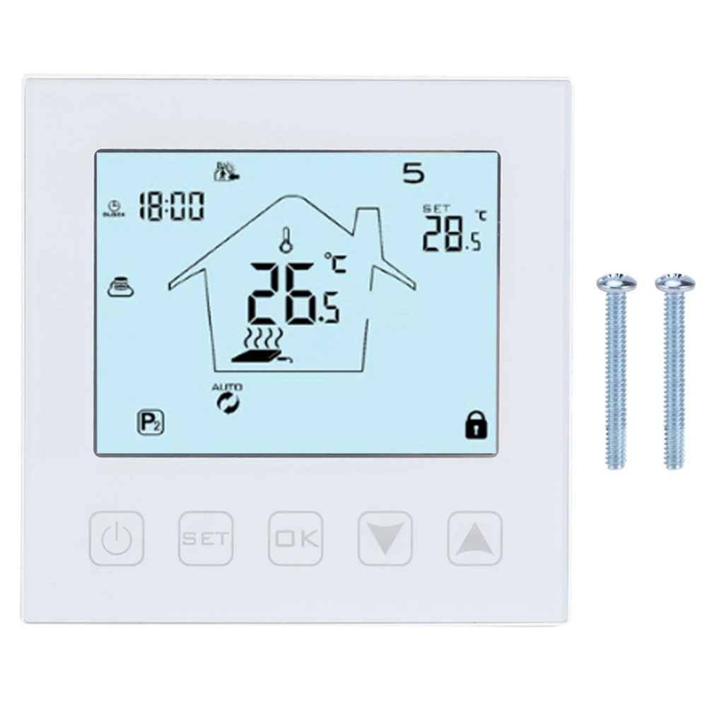 Household Intelligent Remote Control Temperature Controller Floor Heating Thermostat AC230V 50/60HZ