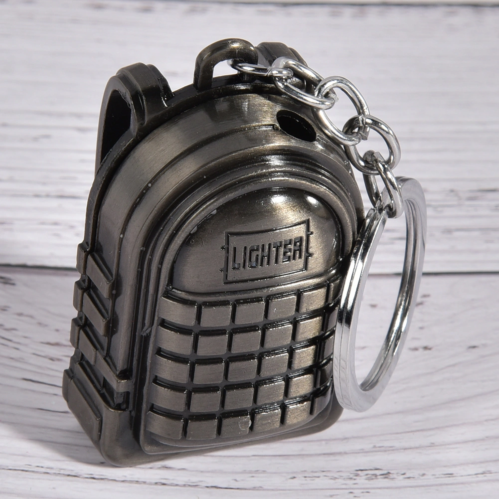 Innovative Unique Schoolbag Shape Mini Cigarette Lighter Hanging Ornament for Daily Use