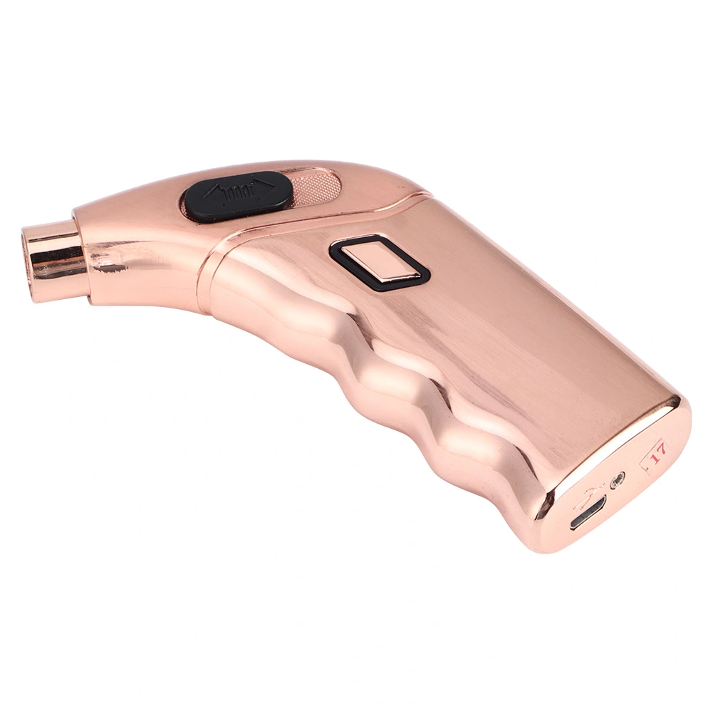 Fashionable Unique Elbow Shape Dual Arc Charging Cigarette Lighter for Men Gift Daily Use