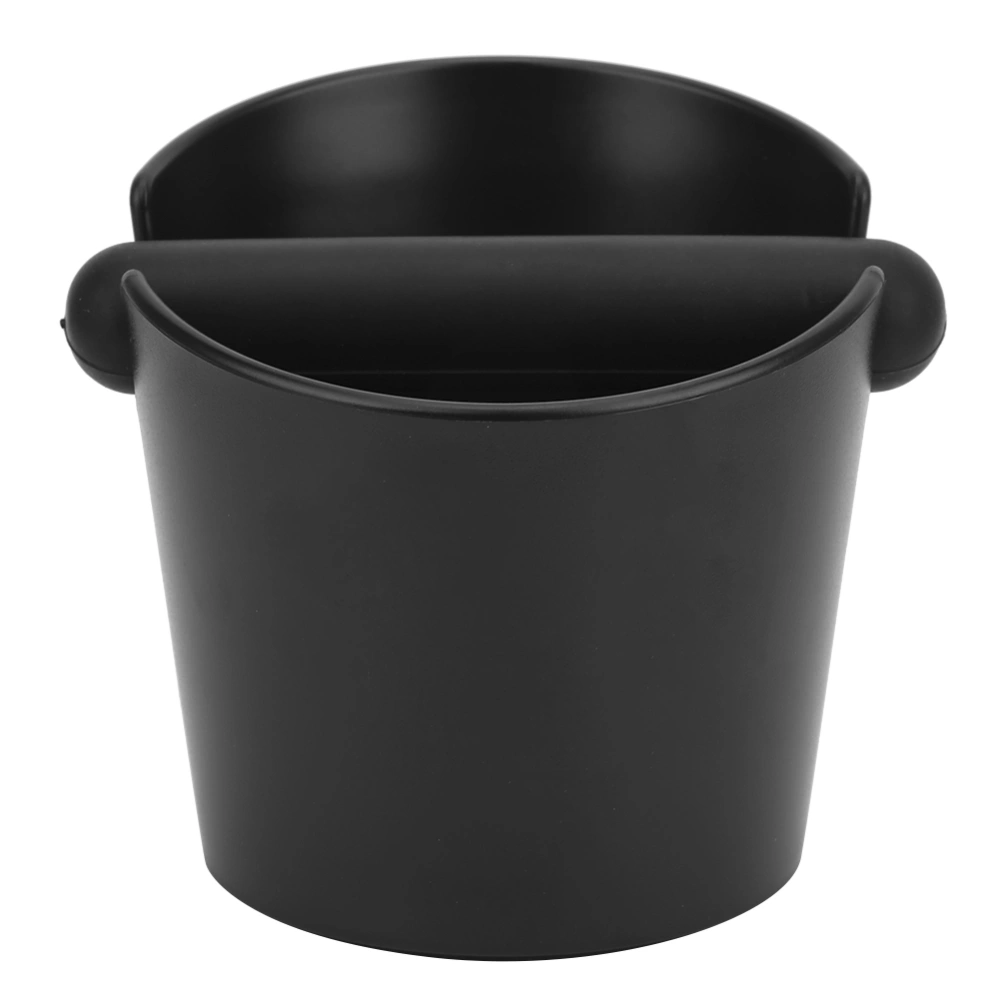 Coffee Knock Box Anti-Slip Coffee Slag Grounds Bucket with Rubber Bar Coffee Making Accessories(Open Mouth )