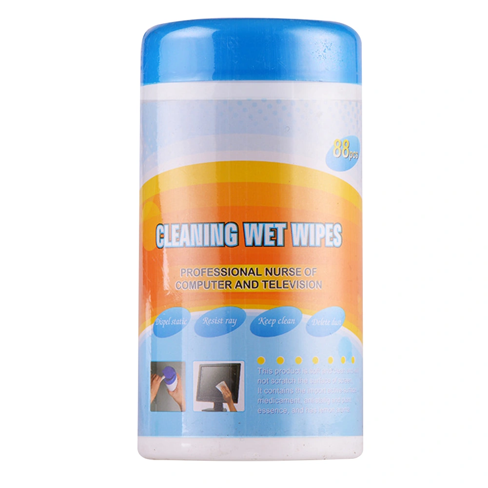 88Pcs/Box LCD Screen Cleaner Tissue Paper Notebook Computer Monitor Cleaning Wet Tissue