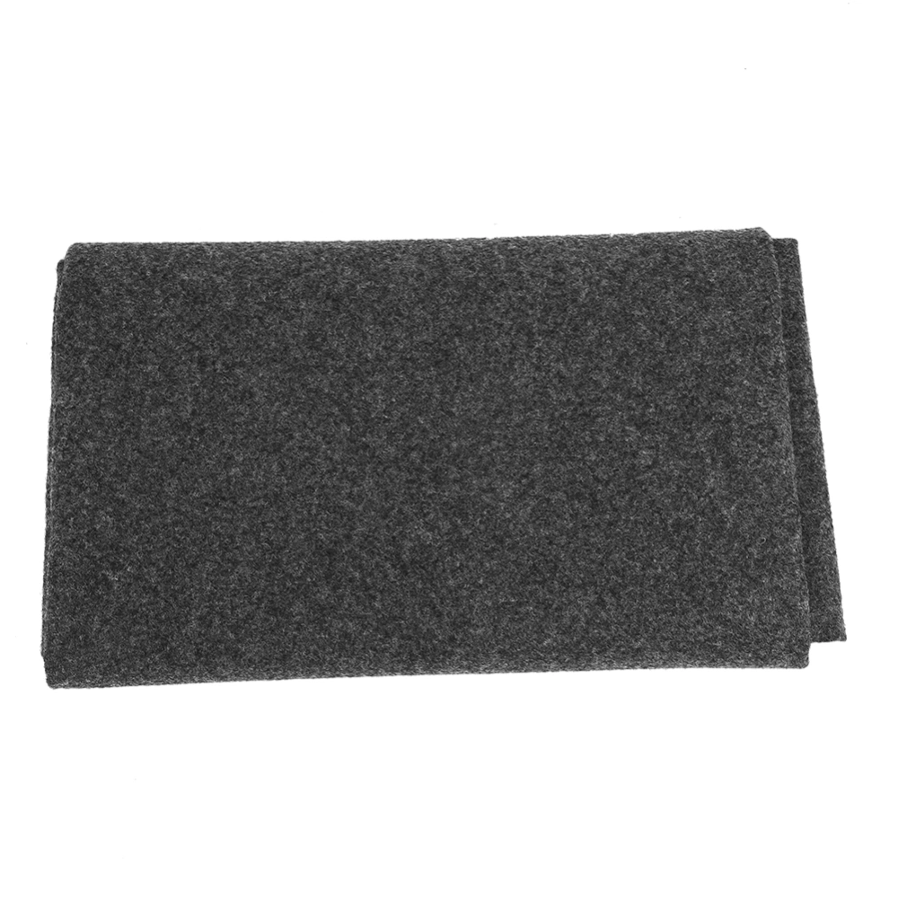 50x36in Black Outdoor Oil Proof Environmental Protection Barbecue Mat BBQ Grill Oven Floor Mat