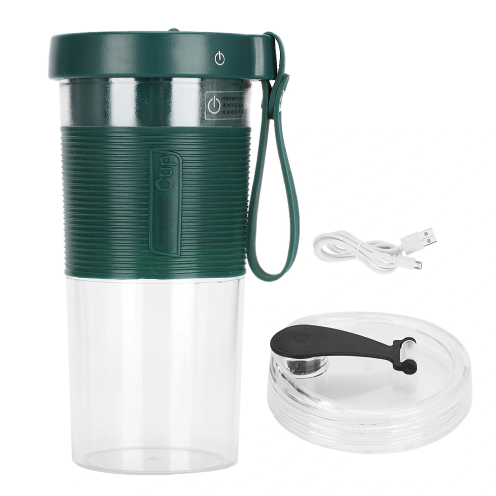 Portable Electric Fruit Juicing Cup Four‑leaf Cutter Head Juicer Mixer 2000mah for Travel Home USB Rechargeable