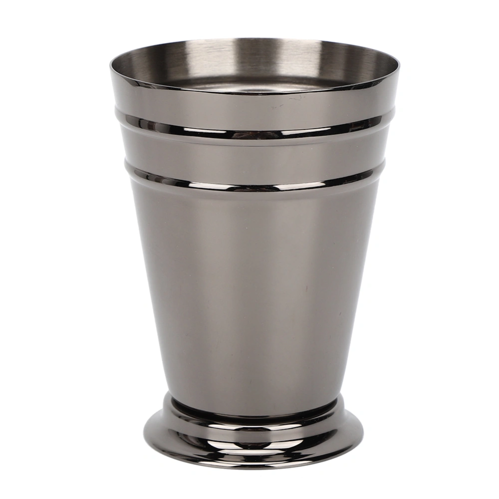 304 Stainless Steel Iced Cocktail Cup Drinking Wine Mug Anti Falling for Bar Party Bartender Tool(Black 400ML)