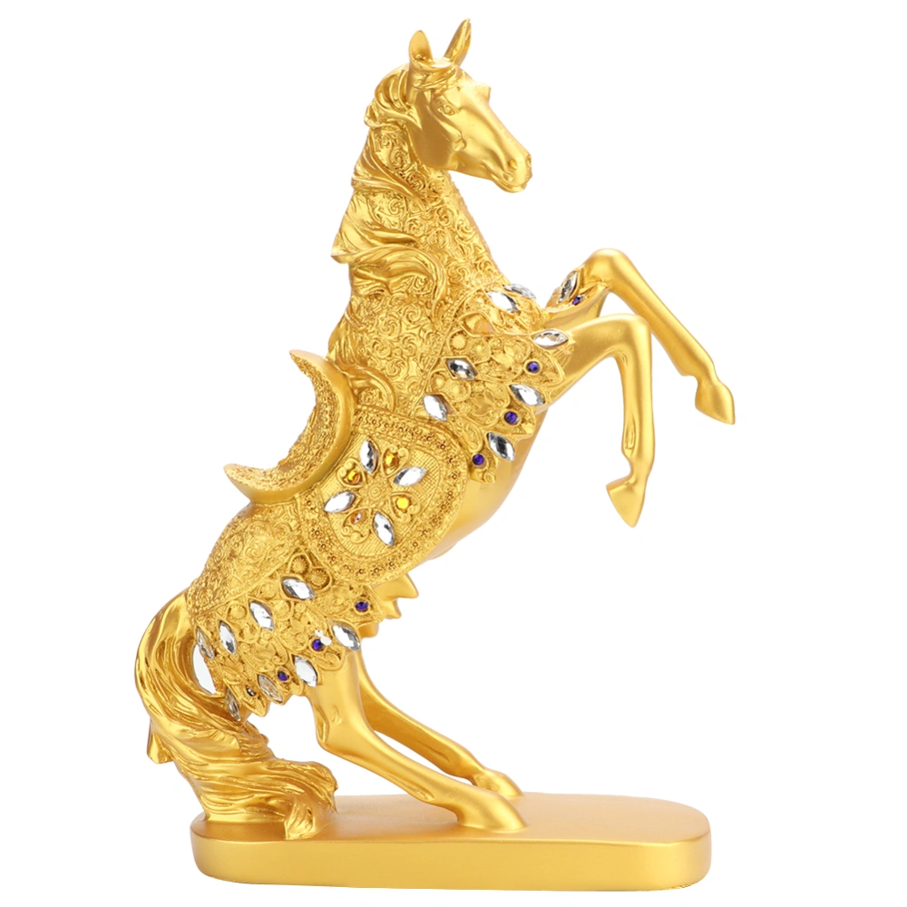 European Style Retro Horse Craft Statue Home Office Bar Decoration Ornament Birthday Gift