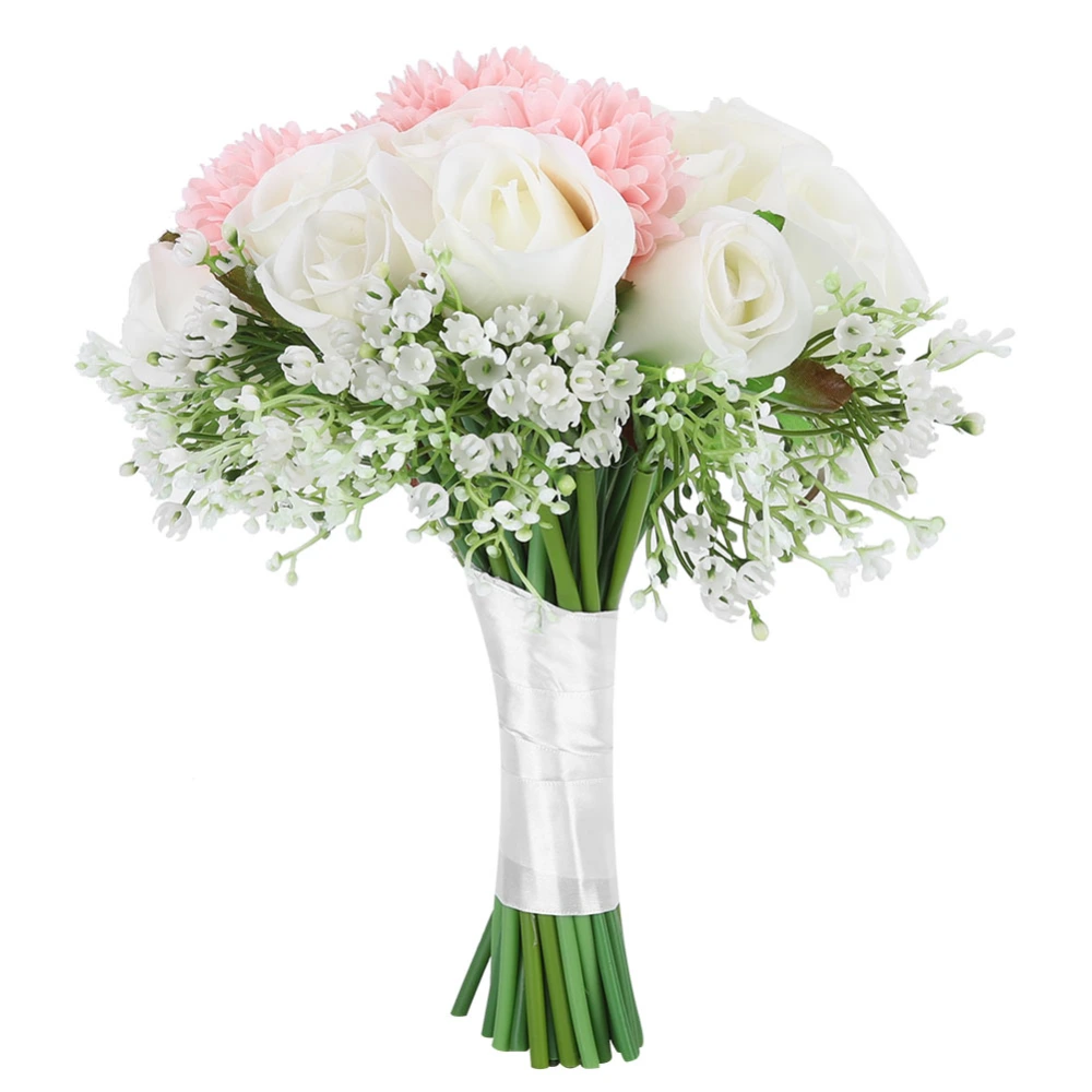 Beautiful Simulation Wedding Bouquet Bridal Holding Flower Wedding Decoration Photo Props