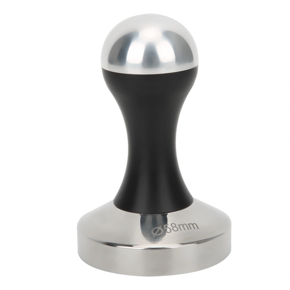 58mm Bottom Stainless Steel Coffee Tamper with Frosted Handle Coffee Machine Accessories