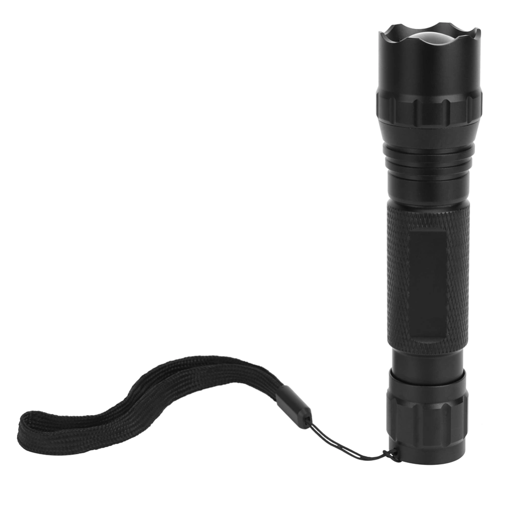 501B High Power Strong Light LED Flashlight 940nm IR Lighting Night Vision Zoomable TorchBlack