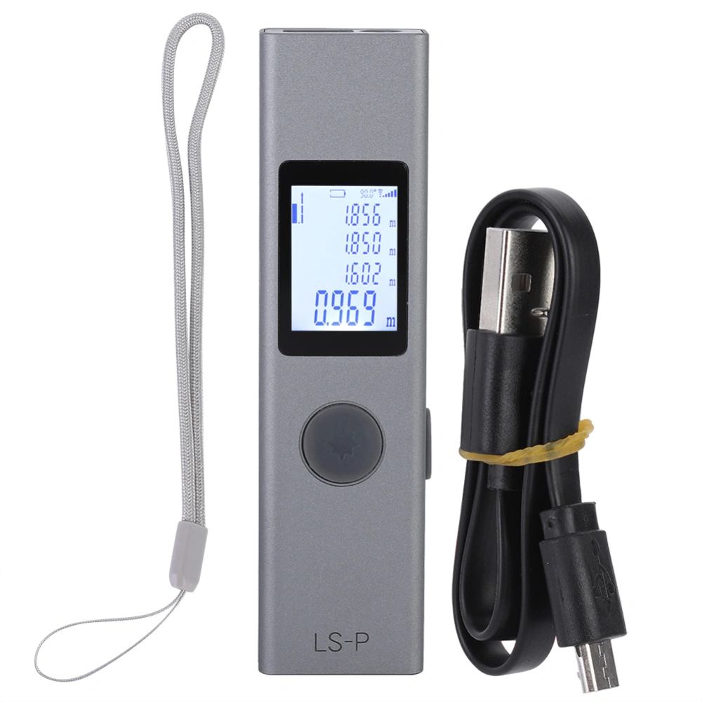 40m Digital Handheld High Precision USB Distance Measure Meter Rangefinder Instrument