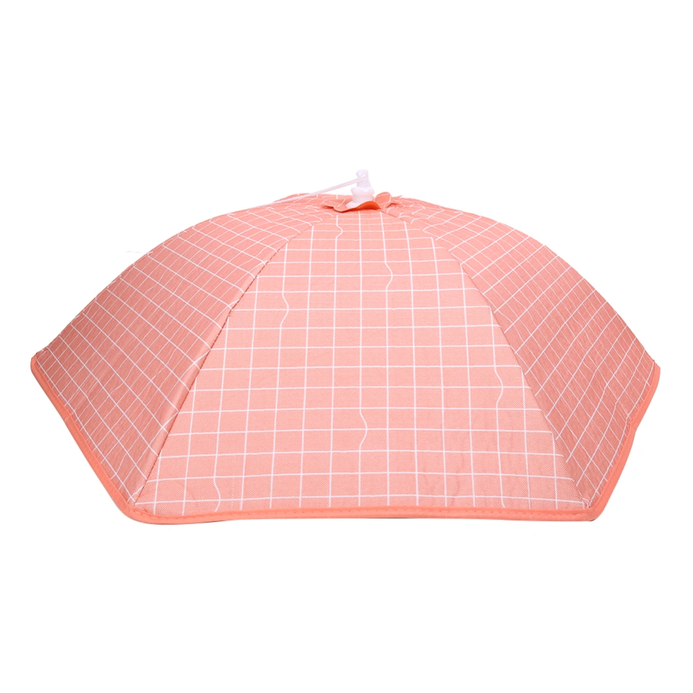 Household Kitchen Foldable Food Mesh Cover Tent Food Preservation Cover Kitchen AccessoryPink