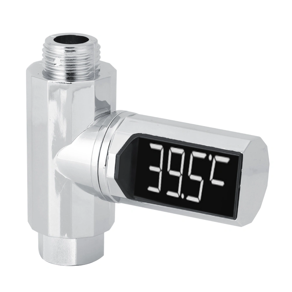 Waterproof LED Water Thermometer Visible Gauge Sensor 360 Degree Rotation Meter Monitor