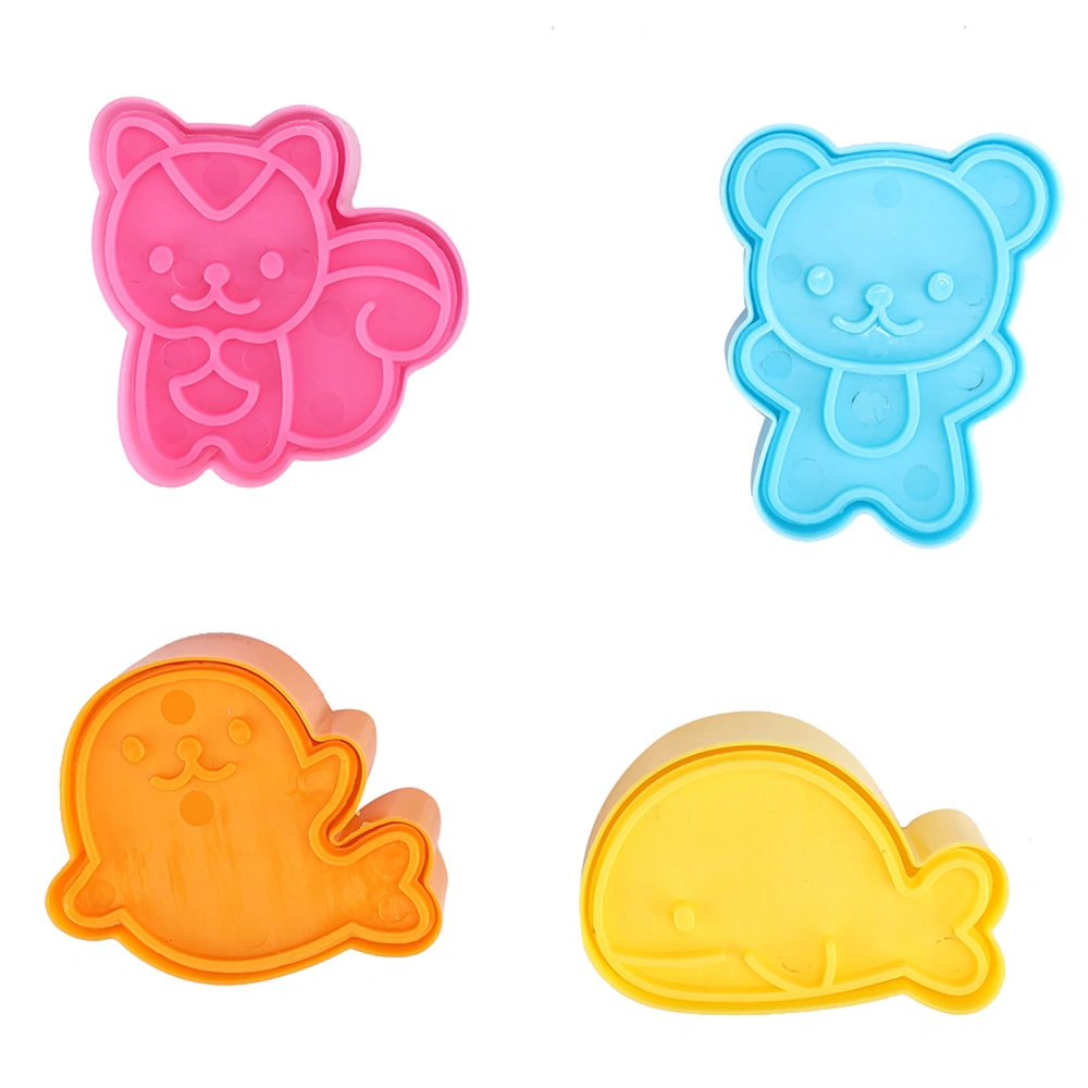 Cute Animals Shape Mini Sandwiches Biscuits Cookies Mold Mould Cutters Set DIY Baking Tool