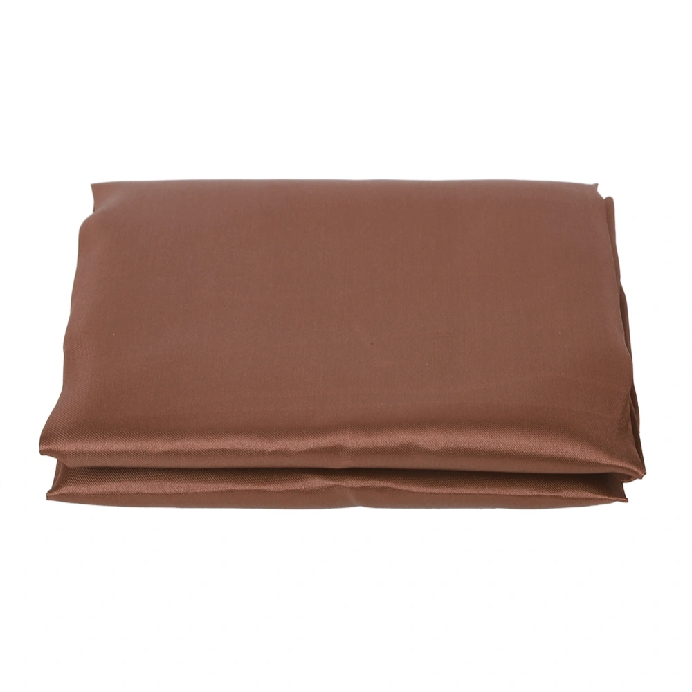 145x320cm Household Tablecloth Table Cover Cloth for Hotel Home Banquet Party DecorChocolate Color 145cmx320cm (No Stitching)