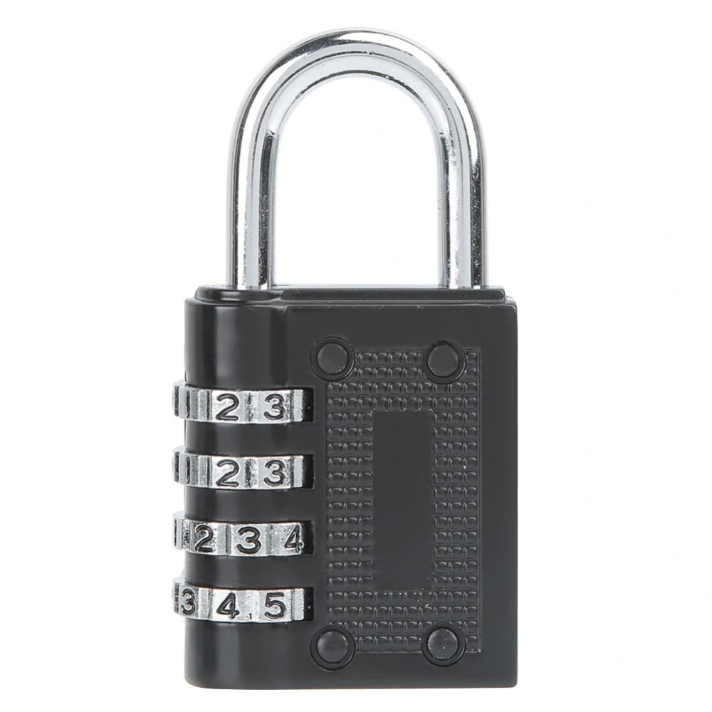 Home Zinc Alloy 4 Digits Combination Lock Anti Theft Coded Lock for Gym School Wardrobe