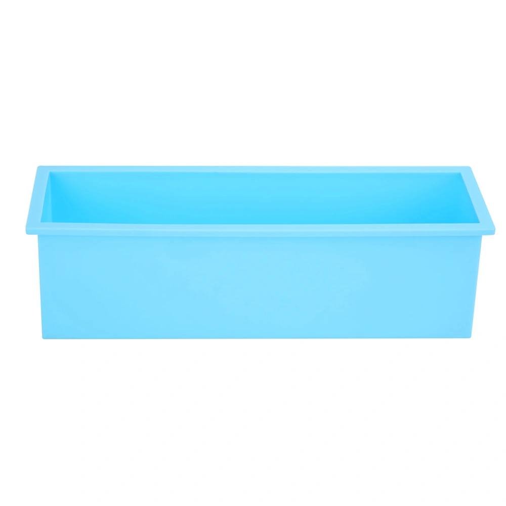 1200ML Rectangle Silicone Soap Mold DIY Toast Mould Making Box Tool