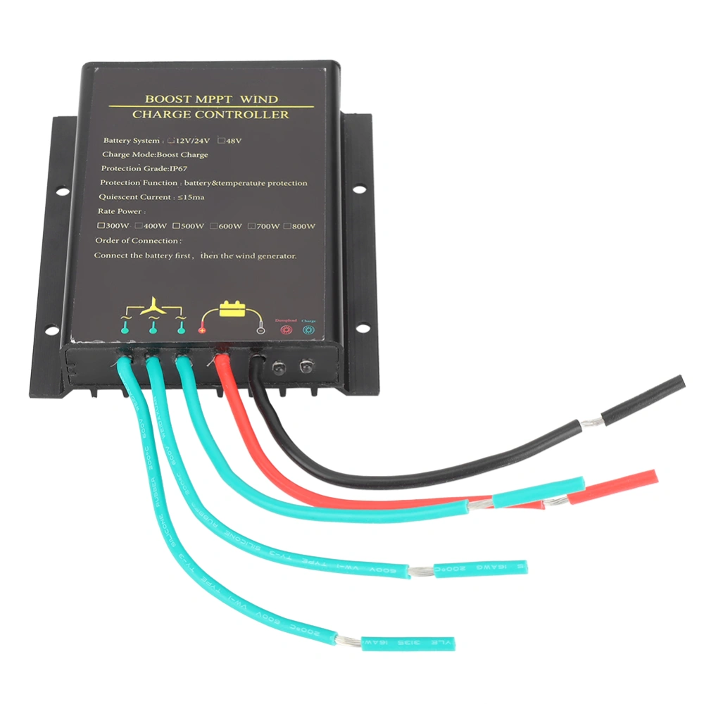 48V Waterproof Wind Turbine Controller MPPT Charge Controller 800W Wind Power Regulator