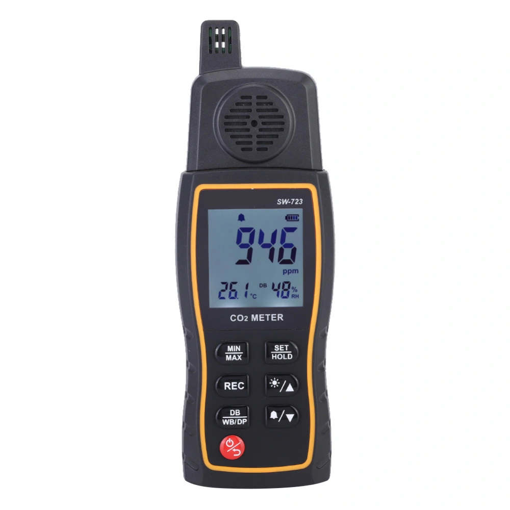 Multifunctional Carbon Dioxide Detector Analyzer Alarm High Sensitivity Monitor