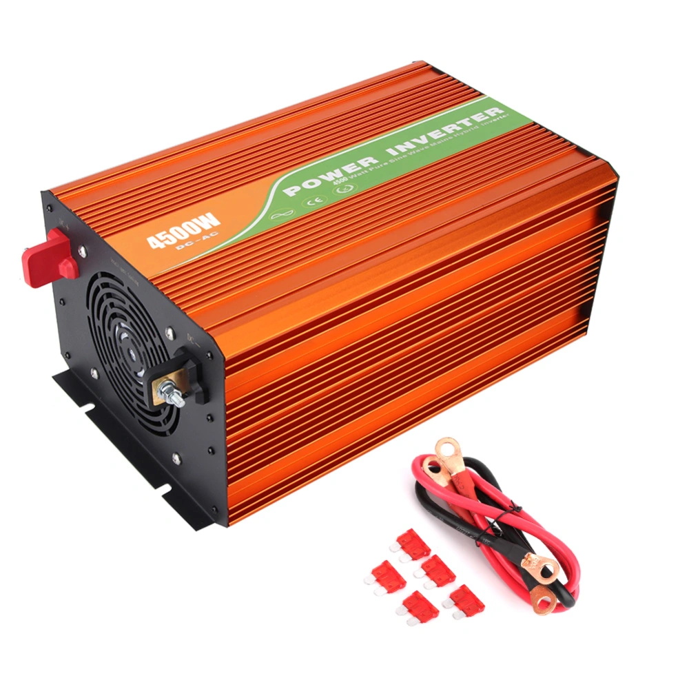 4500W High Frequency Pure Sine Wave Power Inverter DC AC Inverter for Home Appliance Car Output Voltage 220V48V