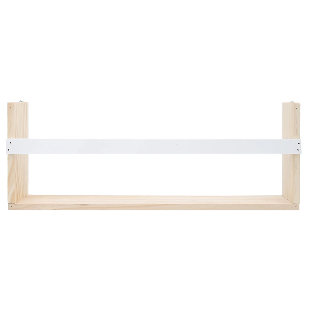 Wooden Wall Mounted Display Shelf Prop Rack Decoration for Home Party Use