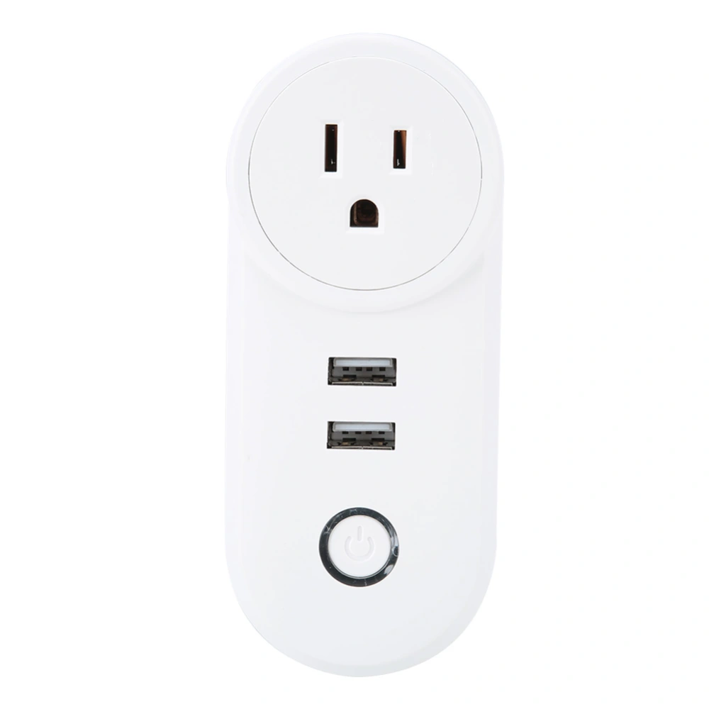 WiFi Intelligent Socket Outlet with USB Port Support for Voice Control US Plug 100-240V