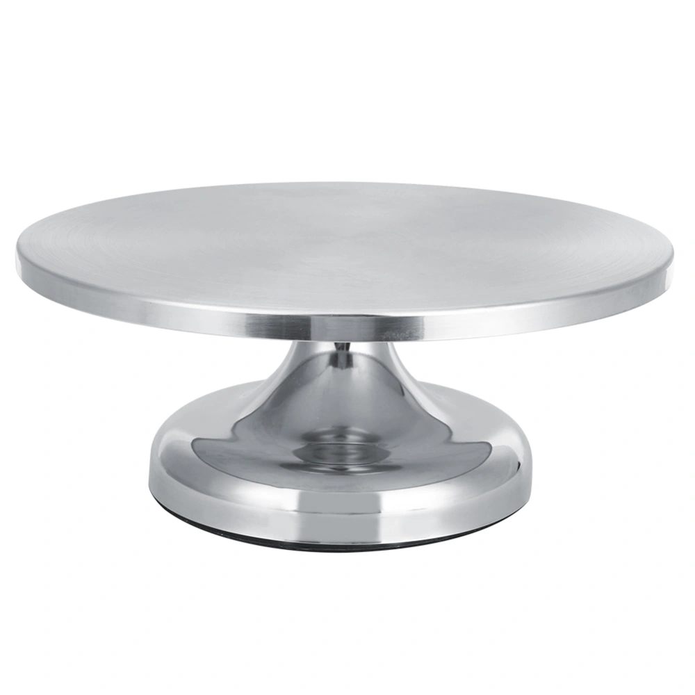 30cm Household Stainless Steel Cake Stand Turntable Rotating Base Cake Decorating Table DIY Kitchen Utensil