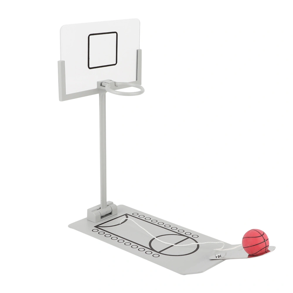 Miniature Office Desktop Ornament Decoration Basketball Hoop Toy Board Game for Basketball Lovers