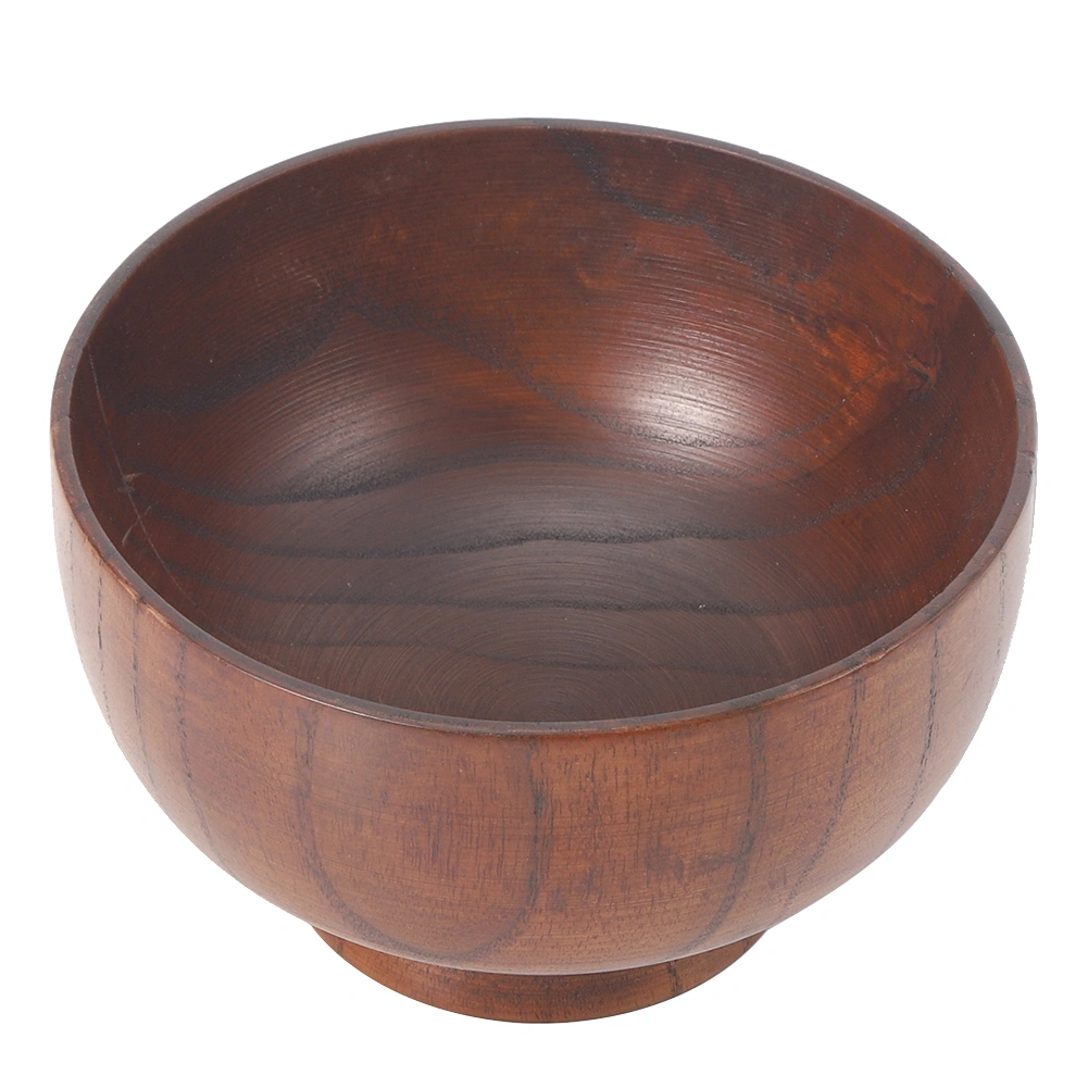 Fruit Salad Noodles Rice Dining Wooden Bowl Kitchen Utensils Food Container TablewareLarge 14cm