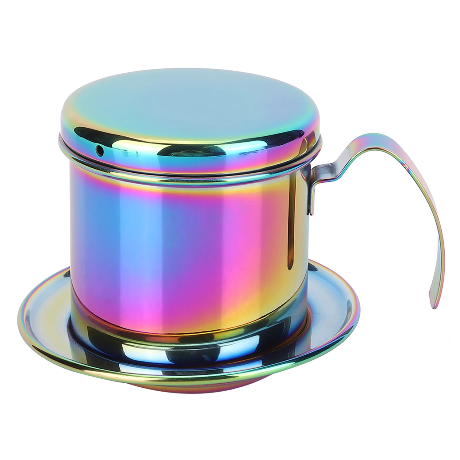 Household Portable Stainless Steel Coffee Dripper Maker Reusable Filter Drip Pot Maker