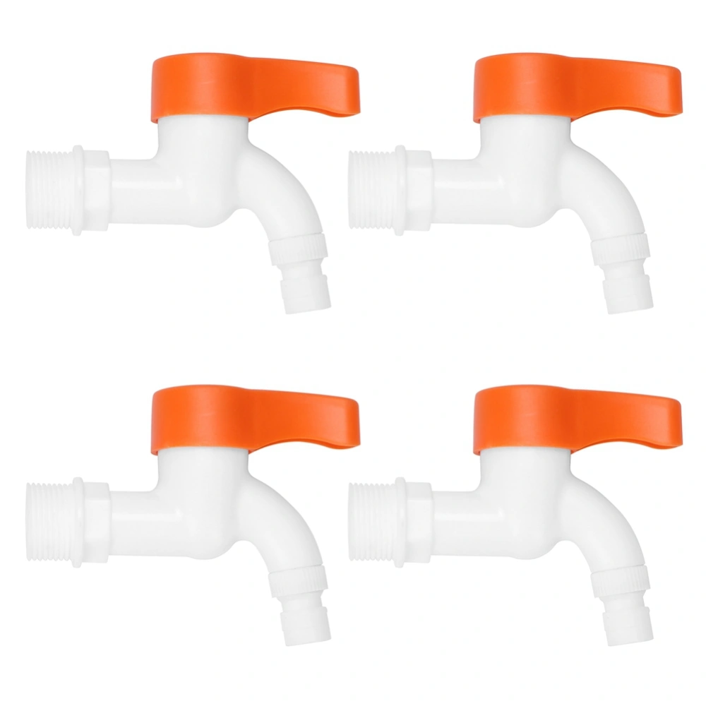 4Pcs PPR Plastic Quick Connect Faucet Water Tap Pipeline Accessories for Water Pipe <br>G3/4in Male Thread