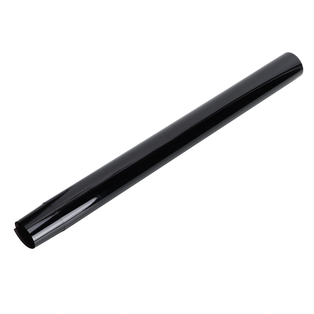 0.5x3 Meters One Way Black Color Sun Film Window Privacy Protection Film for Home Office