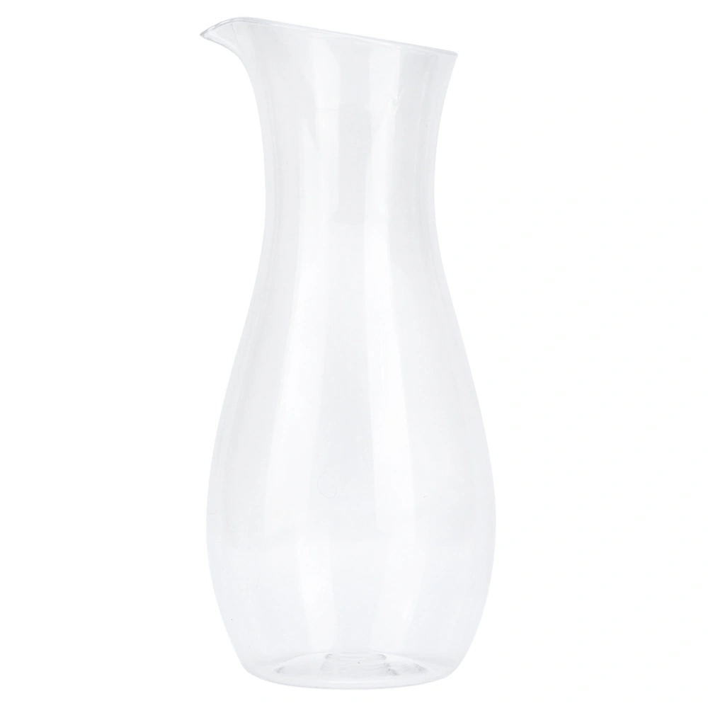 Acrylic Transparent Juice Bottle Water Jug Wine Beverage Container Kettle Carafe for Bar Home