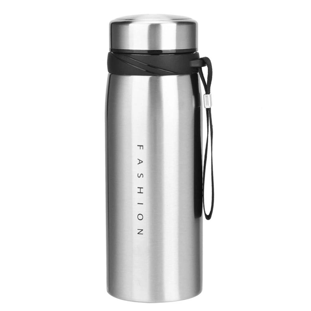 900ml Large Capacity Vacuum Cup 304 Stainless Steel Thermal Cup Portable Water BottleSteel Color