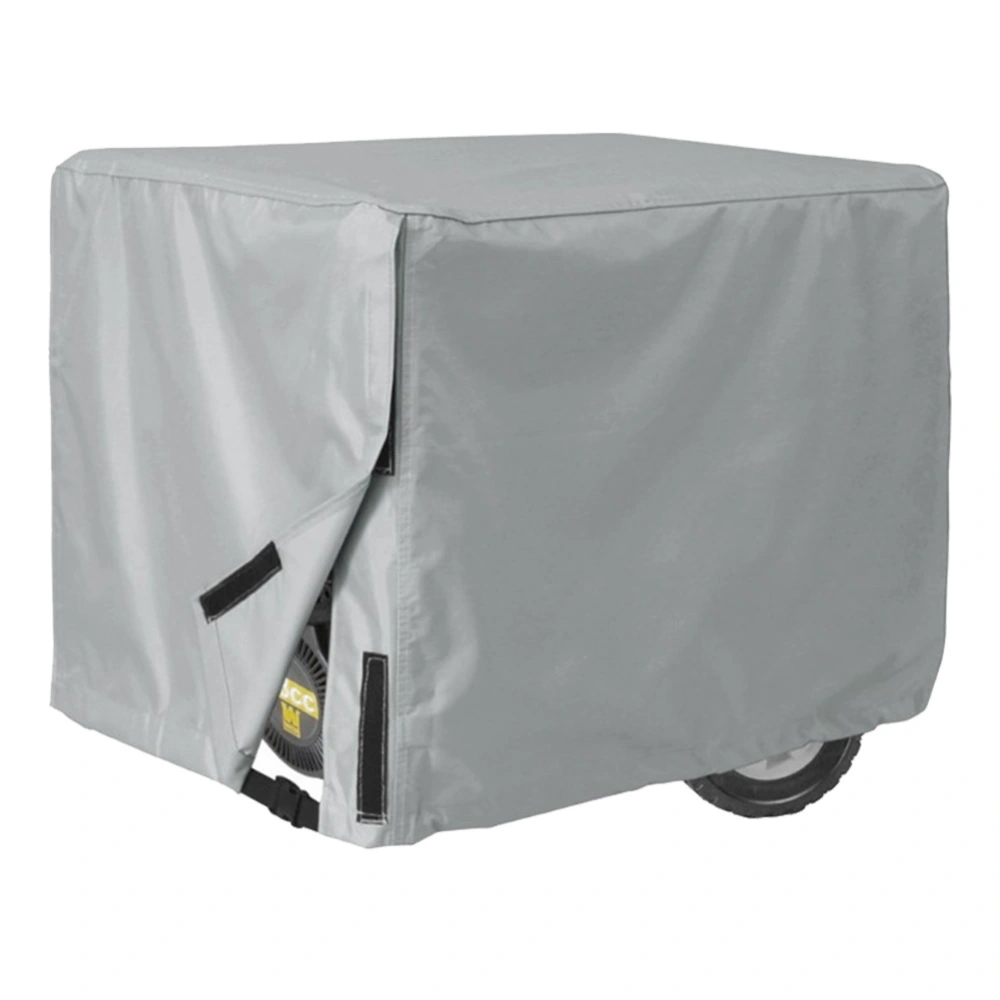 Outdoor Garden Patio Waterproof Dust proof Electric Generator Cover Protection (Grey)