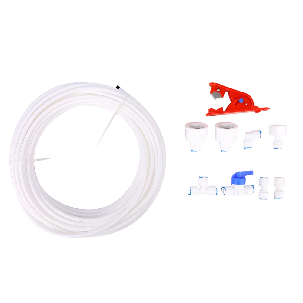 15m Water Purifier Pipe Fittings Quick Connect RO System 1/4in Water Filter Connection Set