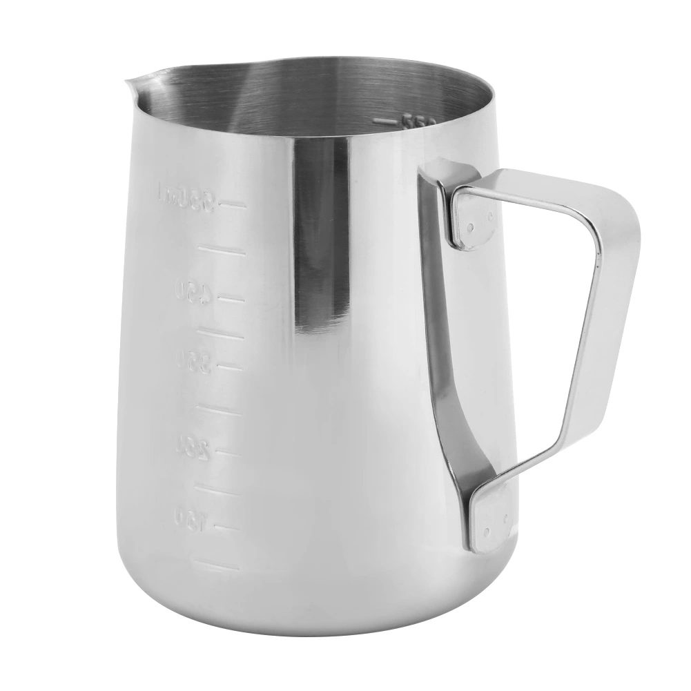 Household Stainless steel Coffee Frothing Pitcher Pull Flower Cup Milk Frothing Cup (550ml)