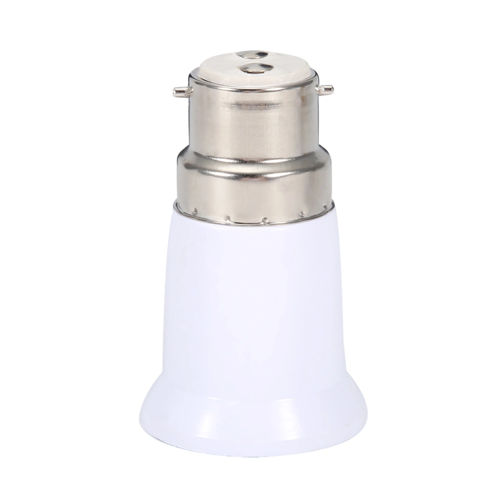 B22 to E27 Light Socket Adapter Converter Lamp Bulb Base for Home Use