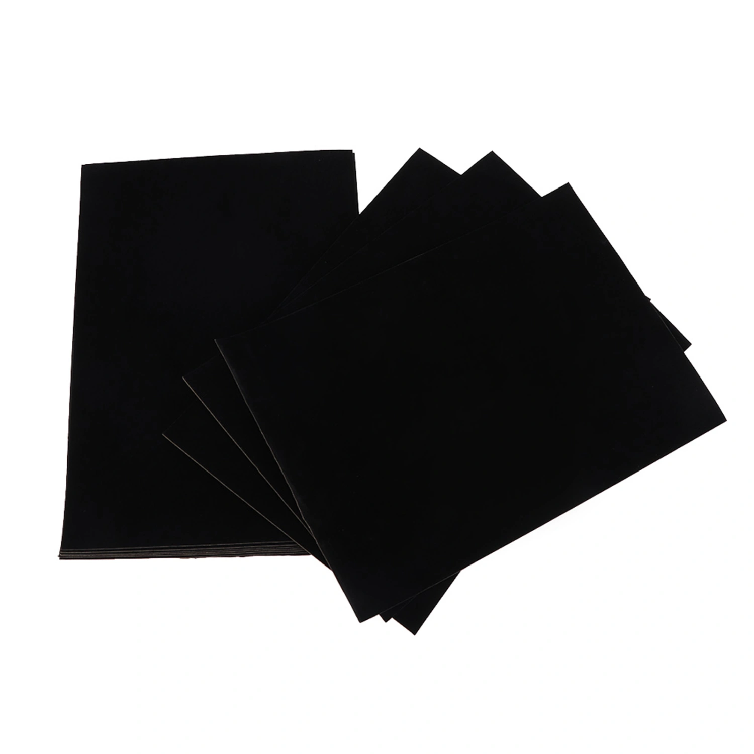 10pcs Self adhesive Black Jewelry Box Lint Lining Sticky Flocked Cloth Accessory