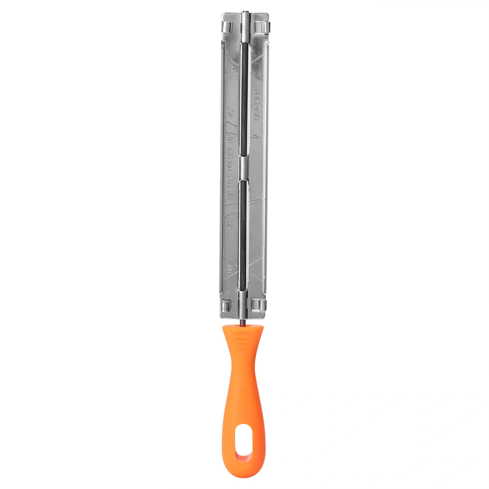 4mm Mechanical Chainsaw Sharpening Files with Plastic Handle Woodworking Chain Saw Tool